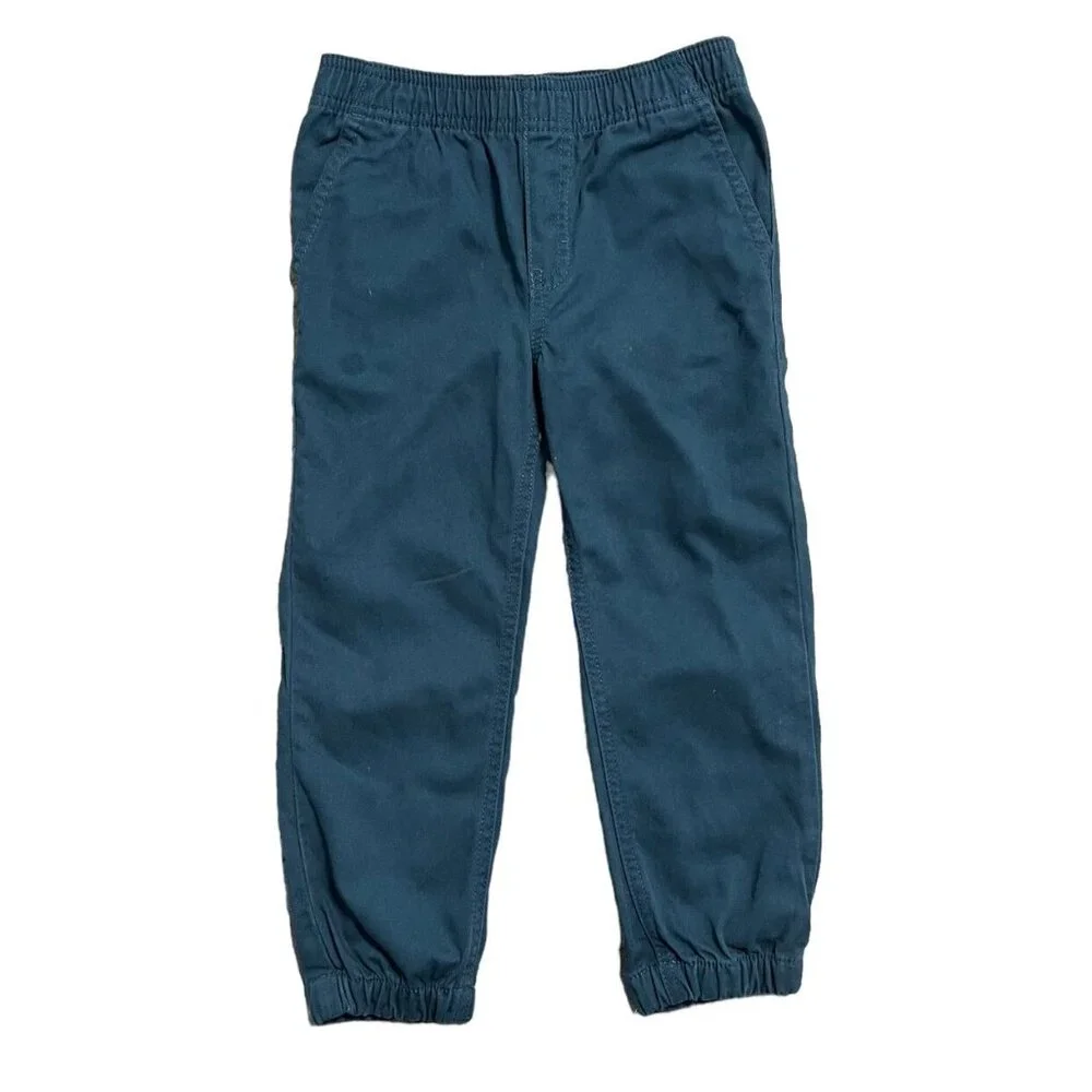 Nautica 4T Sailboat Button Down Shirt & Jogger Pants Set
